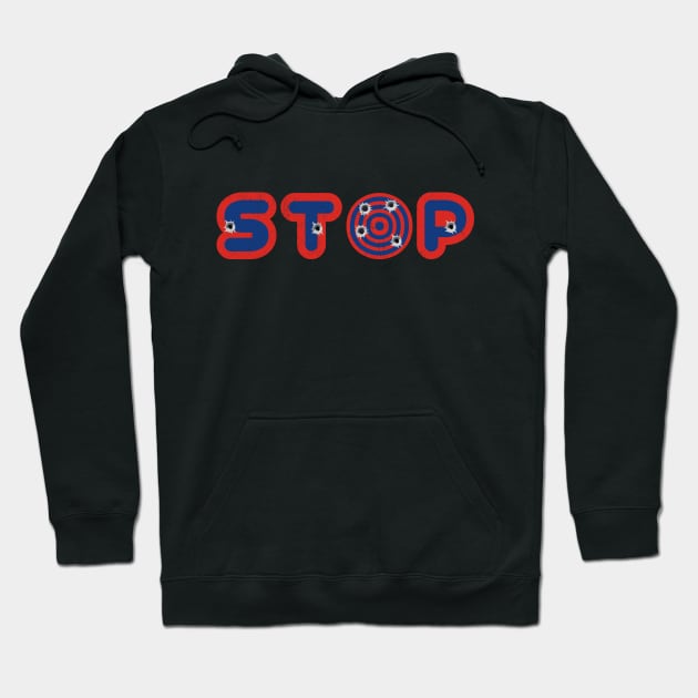 Stop the bullet holes and vote Hoodie by All About Nerds